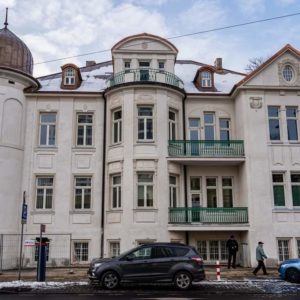 Woj. Polskiego 72 Szczecin. Budynek przychodni.